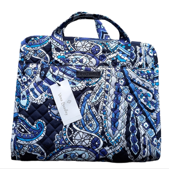 Vera Bradley Handbags - NWT Vera Bradley Deep Night Paisley Iconic Compact Hanging Organizer